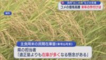 2026年コメ生産目標：主食用米を2.7万t減の56.2万tに設定する方針、在庫過剰懸念に対応【新潟】