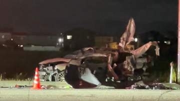 車が大破･･･長岡市で車3台が絡む事故 20代男性が首骨折の重傷【新潟】