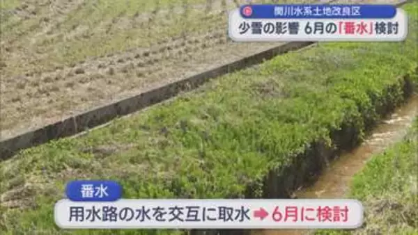 早くも水不足が心配に･･･田んぼの水がめとなっているダム 少雪の影響で6月の「番水」を検討【新潟･上越市】