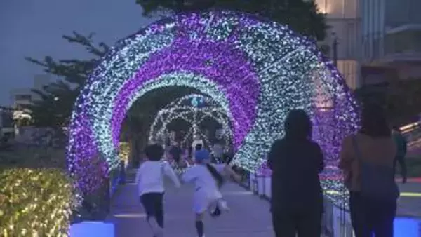 ハートやアーチなど！万代島エリアでライトアップ始まる【新潟】