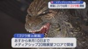 ゴジラが出現！「ゴジラ博」開催、新潟で初登場の怪獣も【新潟】