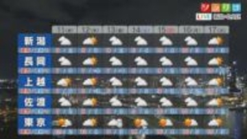 11日は花粉が大量飛散･･･空気も冷たく暖かい服装を忘れずに【これからの天気(3月10日18時40分現在)｜新潟】