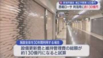 西堀ローサの利活用に約130億円「施設の真の価値の検証必要」新潟市議会で総額143億円の補正予算案を提出【新潟】