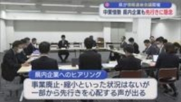 中東情勢の緊迫化を受け 県内企業も先行きに懸念、県が情報連絡会議を開催【新潟】