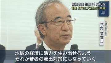 【県知事選挙】投票率47.40% 現職・花角英世氏が3回目の当選「成長戦略の実現に取り組む」【新潟】
