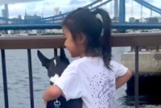 4歳の女の子と犬を撮影→6年後、『同じ場所で写真を撮った』結果…尊すぎる『現在と過去』に感動「何年経っても想いは変わらない」と17万再生