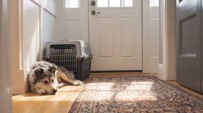犬が飼い主を『玄関で待つ』理由４選　その場を離れずに待ち続ける心理や注意点まで解説