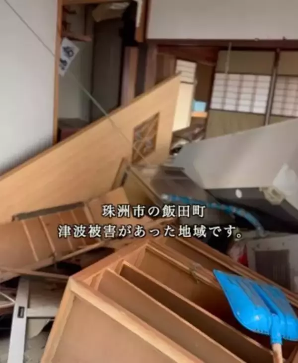 能登半島地震の津波で崩壊した家の中『家族の帰りを待ち続けた犬』→保護は難航して…涙腺崩壊する結末が20万再生「家を守ってたんだね」と感動