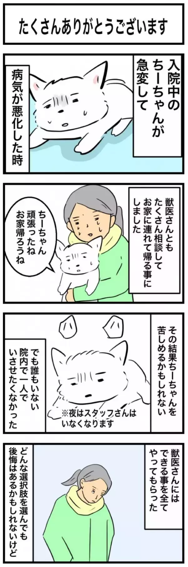 ちーちゃんですけどもっ【第346話】「たくさんありがとうございます」
