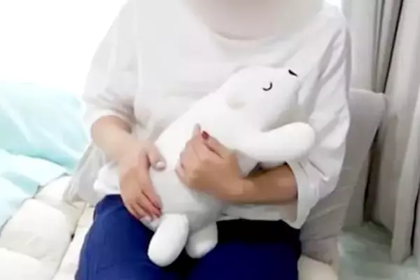 犬が抱っこを拒否するので、仕方なく『ぬいぐるみを抱っこした』結果→愛おしすぎる『反応』に絶賛「可愛いやきもち」「本当は大好きだよね」