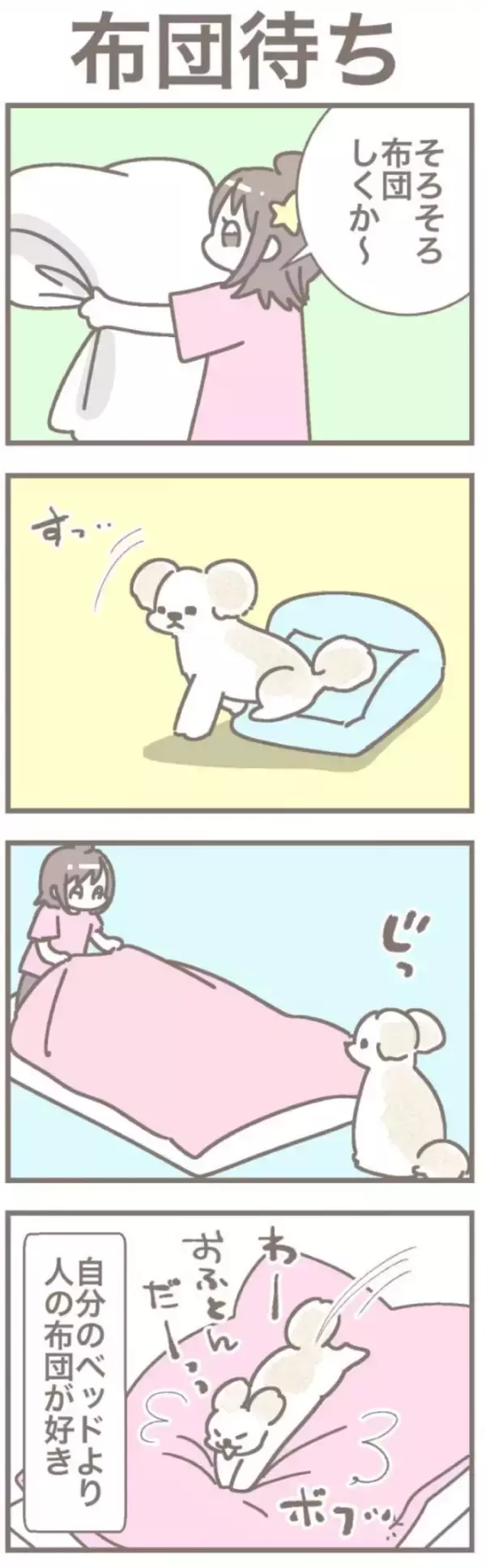 うちの王様にはどうしても抗えない【第357話】「布団待ち」