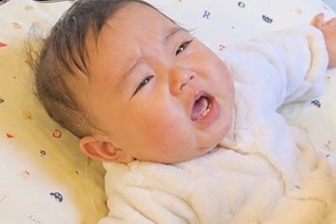 赤ちゃんが不機嫌で号泣した結果→2匹の『大型犬』が近づいて…『愛おしすぎる光景』と泣いていた理由が16万再生「可愛いが渋滞」「家族の愛」