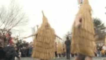 「カッカッカー」の掛け声が街中に　山形県上山市の伝統行事「加勢鳥」　海外からの参加者も