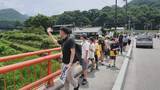 「地元の小学生たちが散策しながら街並みを守るための工夫などを学ぶ　山形県山形市の山寺地区」の画像1