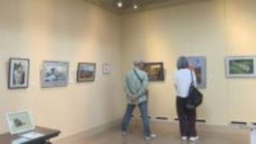針と糸で山形の風景を写実的に表現　山形市でクロスステッチ作品展　1作品の製作に1500時間以上