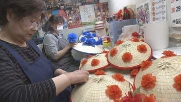 「ことしは花笠の不足はないと思う」ベトナム生産で供給確保 山形花笠まつりへ準備本格化