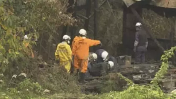 山形市の空き家火事　遺体は建物の管理者と無関係　焼け跡には生活していた痕跡