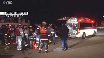 未明の港で・・・50代男性が岸壁から約2.5メートル下の海面に転落　救助され手当て受ける　山形・酒田市