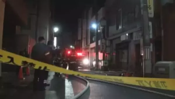 山形駅前の商業ビル1階で飲食店で火災　未明に発生し1時間後鎮火　けが人なく原因を調査中