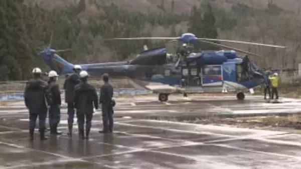 山形市で発生したヘリコプター作業中の事故　国の運輸安全委の調査官が現地調査