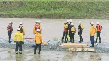 最上を中心に大雨　釣り人が増水した川の中州に取り残される　12日夕方にかけて低い土地の浸水や河川の増水 氾濫に注意