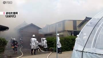 農作業小屋と農機具などが焼ける　山形県遊佐町　けが人なし
