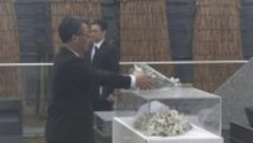 JR羽越線の脱線転覆事故から20年　事故現場でJR東日本の社長らが慰霊　再発防止を誓う