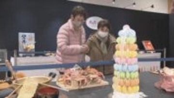 天童市で食品サンプル展開催　職人技と遊び心が生む「ピザの斜塔」や「うな十」など約130点を展示