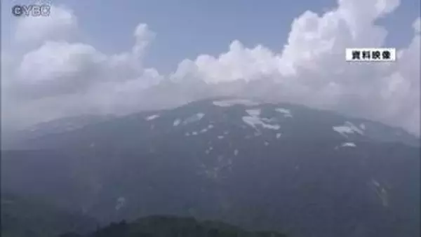 山岳遭難相次ぐ　月山で登山中にけがをした福島県の30代女性は無事救助