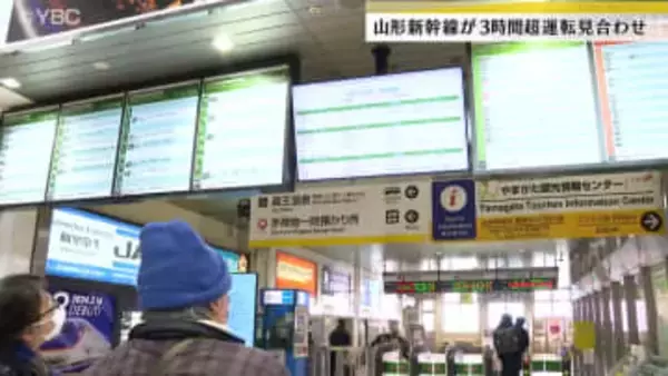 山形新幹線　倒木の影響で一時運転見合わせ　福島～東京間で上下計6本が運休