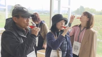 鶴岡市のワイナリーで新酒ワイン味わうイベント　良質なブドウで香り高くコクのある味わいに