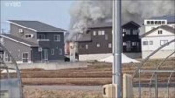 破裂音し、脱衣場から煙・住宅全焼、男性１人が病院搬送（山形・新庄市）