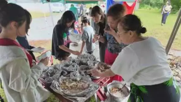 サモアのことを良く知って　サモア料理をバーベキューで楽しむ　山形県尾花沢市
