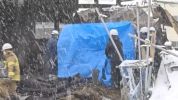 村山市で未明に住宅火災 1人の遺体見つかる　住人の男性とみて身元特定を急ぐ