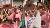 「東北の夏祭りが勢ぞろい　東北絆まつりが盛岡市で始まる　山形からは花笠踊りが参加　観客を魅了」の画像1