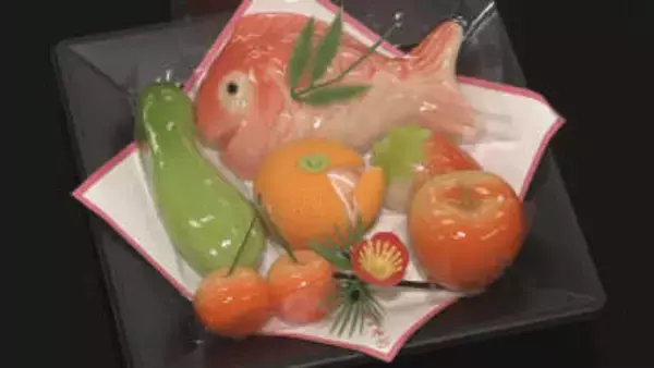 伝統の「雛菓子」作り盛ん　縁起物や野菜など　桃の節句を前に山形県鶴岡市の菓子店で