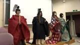 「十二単を着て公家・武家の文化を学ぶ　米沢女子短大の学生たちが体験　山形・米沢市」の画像1