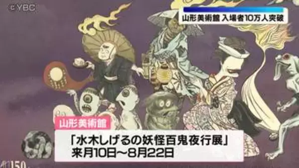山形美術館の入場者が9年ぶりに10万人超　昨年度実績 企画展エジプト展が集客牽引