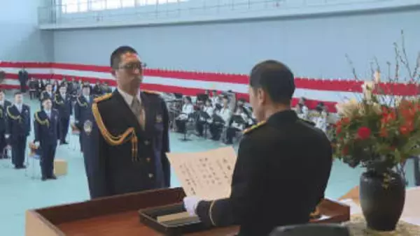 天童市で山形県警察学校の卒業式 18歳から34歳の30人が決意胸に警察官として現場へ