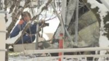 天童市で自作サウナ小屋が全焼 まきストーブ使用か けが人なし