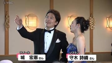 オペラ歌手の歌声をお届け　街角コンサートでテノール・ソプラノ歌手がアリア披露　（山形・寒河江市、天童市）