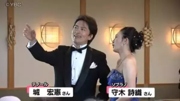 オペラ歌手の歌声をお届け　街角コンサートでテノール・ソプラノ歌手がアリア披露　（山形・寒河江市、天童市）