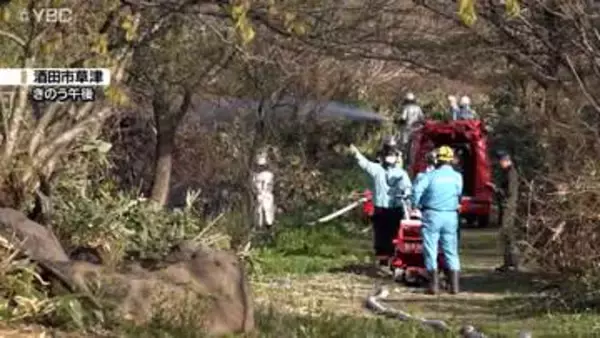 ドラム缶でゴミ焼きをしていた火が燃え広がる　山形県酒田市草津地区で野火火災