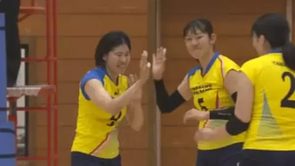 【バレー】3連覇へ好発進！山梨中央銀行 6人制日本一決定戦 地元開催4試合は失セットなしの全勝