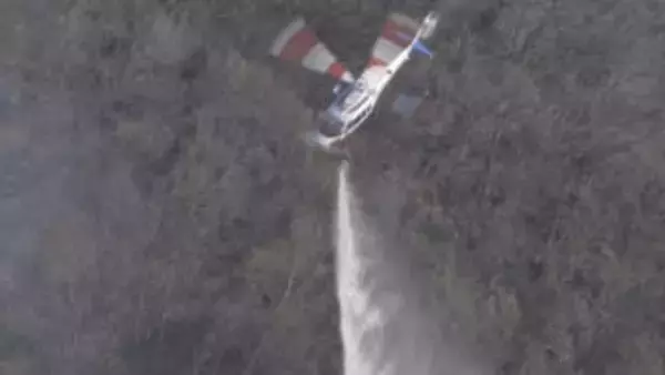 「家が燃えたら困る」 扇山の山林火災 火は集落まで150mに迫る 自衛隊ヘリも加わり消火活動続く 山梨・上野原市