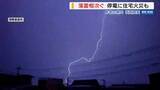 「稲光に雷鳴…県内各地で落雷相次ぐ 740軒が3時間近く停電 住宅火災も発生 山梨」の画像1