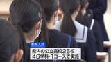 「公立高校入試 前期試験始まる 1624人が受験 平均志願倍率は1.02倍 山梨」の画像1