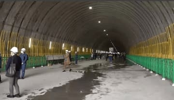 リニア中央新幹線 第一南巨摩トンネルを初めて一般公開 JR東海 山梨