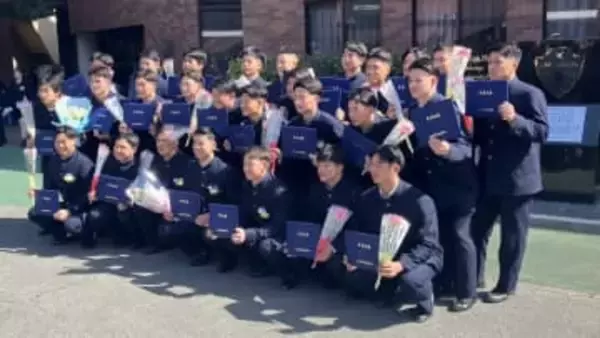 国スポ初優勝・インターハイ連覇…高校生アスリートも巣立ち 仲間や家族に感謝の思いを伝える 山梨