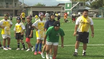 「一番大事なのは楽しむこと」 リーグワン1部 東京サントリーサンゴリアス 小中高生を指導 山梨